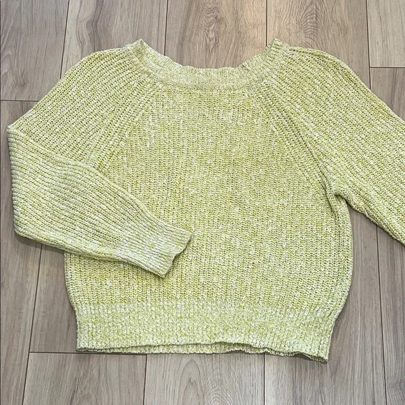 Free People Electric City Cotton Linen Blend Pullover Sweater - Picture 1 of 8